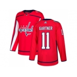 Men Adidas Washington Capitals #11 Mike Gartner Red Home Authentic Stitched NHL Jersey