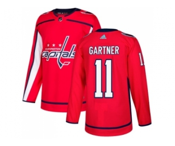 Men Adidas Washington Capitals #11 Mike Gartner Red Home Authentic Stitched NHL Jersey