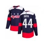 Men Adidas Washington Capitals #44 Brooks Orpik Navy Authentic 2018 Stadium Series Stitched NHL Jersey