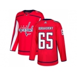 Men Adidas Washington Capitals #65 Andre Burakovsky Red Home Authentic Stitched NHL Jersey