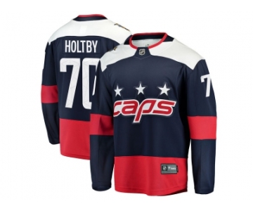 Men Washington Capitals #70 Braden Holtby Fanatics Branded Navy 2018 NHL Stadium Series Breakaway Stitched NHL Jersey