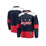 Men Washington Capitals Blank Fanatics Branded Navy 2018 NHL Stadium Series Breakaway Stitched NHL Jersey