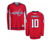 Men's Reebok Washington Capitals #10 Brett Connolly Authentic Red Home NHL Jersey