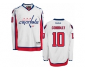 Men's Reebok Washington Capitals #10 Brett Connolly Authentic White Away NHL Jersey