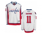 Men's Reebok Washington Capitals #11 Mike Gartner Premier White Away NHL Jersey