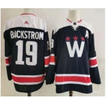 Men's Washington Capitals #19 Nicklas Backstrom NEW Navy Blue Adidas Stitched NHL Jersey