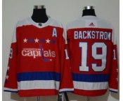 Men's Washington Capitals #19 Nicklas Backstrom Red Alternate Jersey