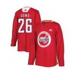 Men's Washington Capitals #26 Nic Dowd Adidas Authentic Practice Jersey - Red