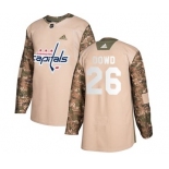 Men's Washington Capitals #26 Nic Dowd Adidas Authentic Veterans Day Practice Jersey - Camo