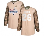 Men's Washington Capitals #26 Nic Dowd Adidas Authentic Veterans Day Practice Jersey - Camo