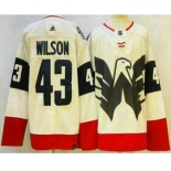 Men's Washington Capitals #43 Tom Wilson White 2023 Stadium Series Stitched Jersey