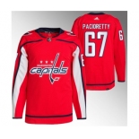 Men's Washington Capitals #67 Max Pacioretty Red Stitched Jersey