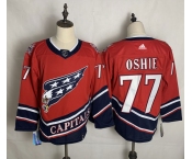 Men's Washington Capitals #77 T.J. Oshie Red Retro 2020 Hockey Jersey