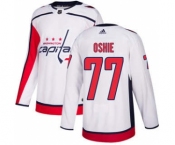 Men's Washington Capitals #77 T.J. Oshie White Road Stitched Hockey Jersey