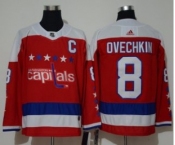 Men's Washington Capitals #8 Alexander Ovechkin Red Alternate Jersey