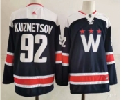 Men's Washington Capitals #92 Evgeny Kuznetsov NEW Navy Blue Adidas Stitched NHL Jersey