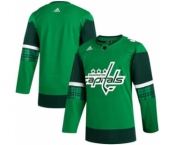 Men's Washington Capitals Blank 2020 St. Patrick's Day Stitched Hockey Jersey Green