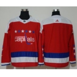 Men's Washington Capitals Blank Red Alternate Jersey