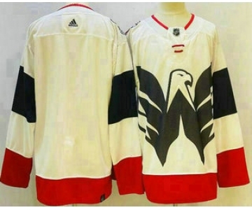 Men's Washington Capitals Blank White 2023 Stadium Series Stitched Jersey