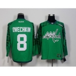 NHL Washington Capitals #8 alex Ovechkin green New jerseys