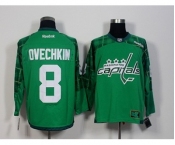 NHL Washington Capitals #8 alex Ovechkin green New jerseys