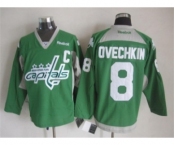 NHL Washington Capitals #8 alex Ovechkin green jerseys