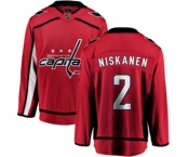 Washington Capitals #2 Matt Niskanen Fanatics Branded Red Home Breakaway NHL Jersey