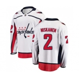 Washington Capitals #2 Matt Niskanen Fanatics Branded White Away Breakaway NHL Jersey