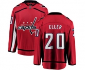 Washington Capitals #20 Lars Eller Fanatics Branded Red Home Breakaway NHL Jersey