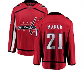 Washington Capitals #21 Dennis Maruk Fanatics Branded Red Home Breakaway NHL Jersey