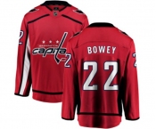 Washington Capitals #22 Madison Bowey Fanatics Branded Red Home Breakaway NHL Jersey