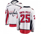 Washington Capitals #25 Devante Smith-Pelly Fanatics Branded White Away Breakaway NHL Jersey