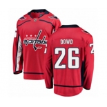 Washington Capitals #26 Nic Dowd Fanatics Branded Red Home Breakaway NHL Jersey