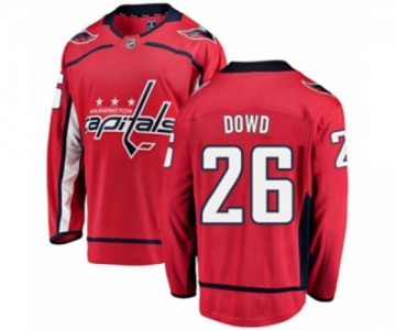 Washington Capitals #26 Nic Dowd Fanatics Branded Red Home Breakaway NHL Jersey