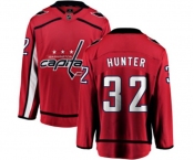 Washington Capitals #32 Dale Hunter Fanatics Branded Red Home Breakaway NHL Jersey