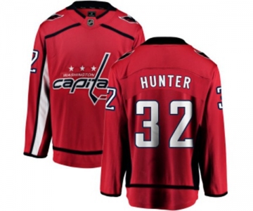 Washington Capitals #32 Dale Hunter Fanatics Branded Red Home Breakaway NHL Jersey