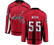 Washington Capitals #55 Aaron Ness Fanatics Branded Red Home Breakaway NHL Jersey