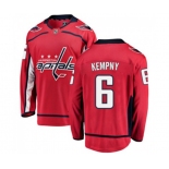 Washington Capitals #6 Michal Kempny Fanatics Branded Red Home Breakaway NHL Jersey