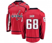 Washington Capitals #68 Jaromir Jagr Fanatics Branded Red Home Breakaway NHL Jersey