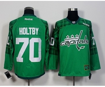 Washington Capitals #70 Braden Holtby Green New Stitched NHL Jersey