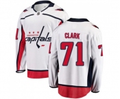 Washington Capitals #71 Kody Clark Fanatics Branded White Away Breakaway NHL Jersey