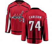 Washington Capitals #74 John Carlson Fanatics Branded Red Home Breakaway NHL Jersey