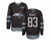 Washington Capitals #83 Jay Beagle Black 1917-2017 100th Anniversary Stitched NHL Jersey