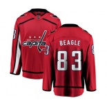 Washington Capitals #83 Jay Beagle Fanatics Branded Red Home Breakaway NHL Jersey