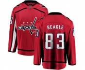 Washington Capitals #83 Jay Beagle Fanatics Branded Red Home Breakaway NHL Jersey