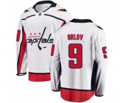 Washington Capitals #9 Dmitry Orlov Fanatics Branded White Away Breakaway NHL Jersey