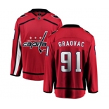 Washington Capitals #91 Tyler Graovac Fanatics Branded Red Home Breakaway NHL Jersey