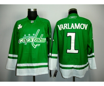 nhl jerseys washington capitals #1 varlamov green