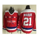 nhl jerseys washington capitals #21 maruk red[m&n][maruk]