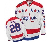 nhl jerseys washington capitals #28 semin white(winter classic)